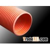 Double-wall corrugated power cable protection pipe