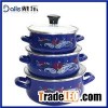 Enamelware Casserole Cookware Zebra Thailand