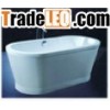 u shape acrylic bathtub
