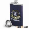 Everton Leather Hip Flask
