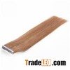 14-28 Inch PU Skin Human Hair Extension Blond European /Russian Remy Hair