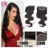 4*4 Body Wave Free Parting Remy Brazilian Hair Closure