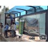 bus stop advertising board