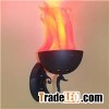 10W MAGPIE SHAPE SILK EFFECT WALL FLAME LIGHT