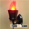 10W CYLINDER SHAPE ARTIFICIAL SILK EFFECT HANGING FLAME LIGHT