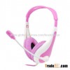 Rubber finishing with various of color fashionable headset f