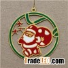Silk-Screen Printing 2D Metal Ornamentc