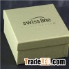 Golden Base And Lid Box With Embossing
