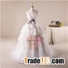 Asymmetrical Ruffled Organza Wedding Dresses WD1546