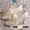 High Heels Ribbon Bridal Shoes Manufacture