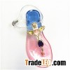 2016 Ladies Sandals Pvc Material Oil Drop Decoration Open-toed Special Design Sandals