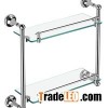 Chrome Plated Shelf With Glasses