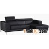 2016 latest sofa design living room small size pu sofa corne