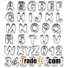 Fondant Alphabet Number Cookie Cutter Set of 37
