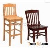 restaurant wood chair and barstool