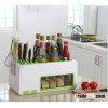Plastic Knife Rack Seasoning Pot Kitchen Storage