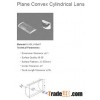 plano-convex cylindrical lens