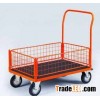 Heavy duty industry flat wire utility cart with wheels