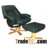 Leather Leisure Chair and Ottoman
