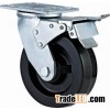 Heavy duty total brake phenolic caster