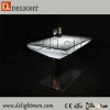 plastic 16 color changing aluminum base led dining table