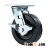 Heavy duty side brake phenolic caster