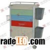 colored medical trolley