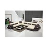 GANASI Leather Sofa Set