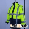 FR Knit HV Yellow Fabric