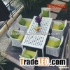 white rattan outdoor furniture