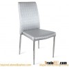 202# stainless steel dining chair with PU leather