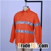 FR Knit HV Orange Fabric