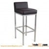 201 stainless steel modern bar chairs with PU
