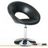 Modern Black Swivel Bar Stool