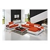GANASI Orange Sectional Sofa