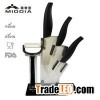 Ceramic Knife Set With Block