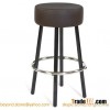 Non-Swivel Black Bar Stool