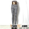SD2-15-007 New Style Popular Knit Black And White Slim Leggings