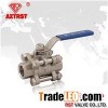 3 PC DIN Standard Stainless Steel 1/2" - 2" Ball Valve Full Port PN63 M3 Type