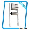 Outdoor stainless steel freestanding mailbox GLY-502S-H
