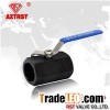 1PC Hexagonal/Round Type Stainless Steel Floating Thread Ball Valve