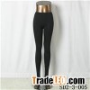 SD2-3-005 Black Pure Cotton Low-waist Slim All-match Leggings