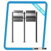 Stainless steel freestanding mailbox GLY-529S-H-2