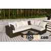 3 seater outdoor rattan sofa set