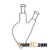 Standard Ground Mouth Two Necks Pear Shape Flask