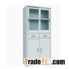 Two-drawer in middle up glass sliding cabinet LH-1038