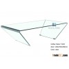 hot sale clear floating glass table furniture supplier