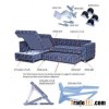 Draw Out Sofa Bed Mechanism DRW00