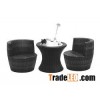 Plastic rattan furniture