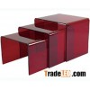 Acrylic Coffee Table, Acrylic Chair, 3pcs/set